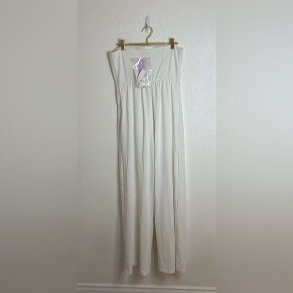 NWT- Wild Fable White Strapless Jumpsuit- (comes with straps) size medium - Picture 5 of 15